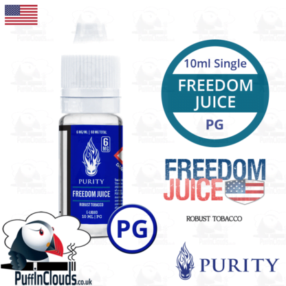 Purity Freedom Juice E-Liquid PG 10ml | Puffin Clouds UK