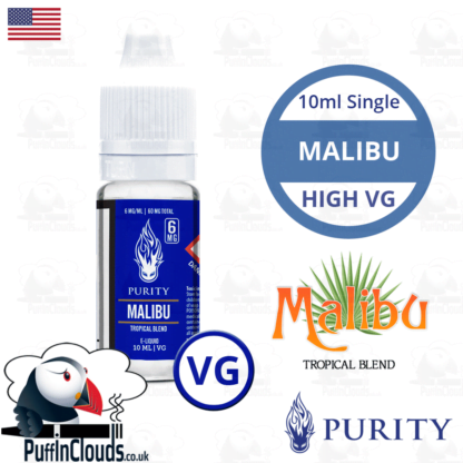 Purity Malibu High VG E-Liquid 10ml | Puffin Clouds UK
