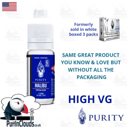 Purity Malibu E-Liquid (High VG) 10ml | Puffin Clouds UK
