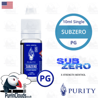 Purity SubZero E-Liquid PG 10ml | Puffin Clouds UK