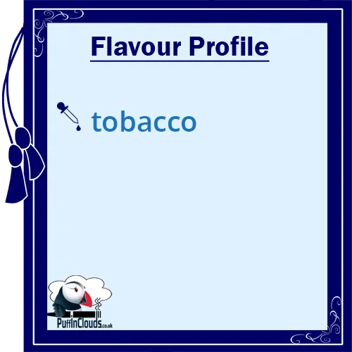 Purity Turkish Tobacco Vape Juice Flavour Profile