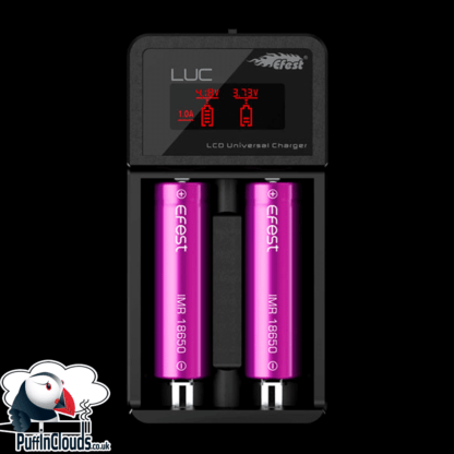 Efest LUC V2 Vaping Battery Charger | Puffin Clouds UK