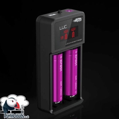 Efest LUC V2 Vaping Battery Charger | Puffin Clouds UK