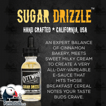 Cuttwood Sugar Drizzle E-Liquid - Cinnamon Cereal E-Juice