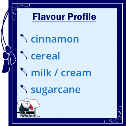 Cuttwood Sugar Drizzle E-Liquid - Flavour Profile