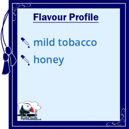 Cuttwood Tobacco Trail E-Liquid - Flavour Profile