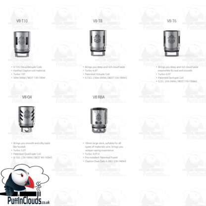 SMOK TFV8 V8-Q4 Coils (3 Pack)