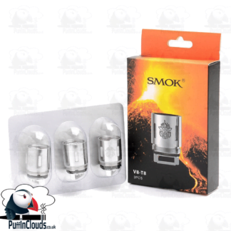 SMOK V8 T8 Coils (3 Pack) for the TFV8 Cloud Beast Tank | Puffin Clouds UK