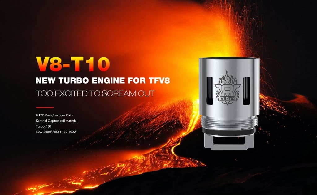 SMOK TFV8 V8-T10 Coils (3 Pack) | Puffin Clouds UK