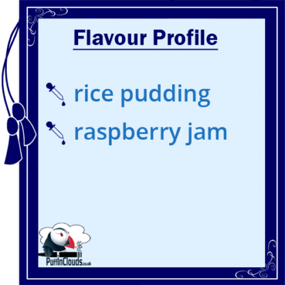 Dinner Lady Rice Pudding eLiquid - Flavour Profile