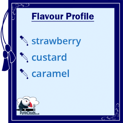 Dinner Lady Strawberry Custard eLiquid - Flavour Profile