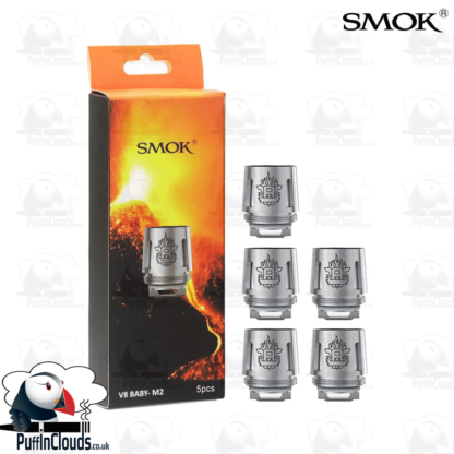 SMOK V8 Baby M2 Coils (5 Pack) | Puffin Clouds UK