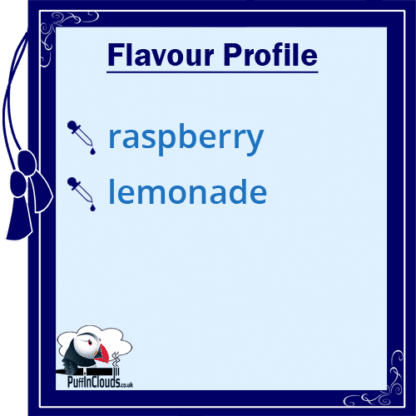 Lemonade House Sparkles - Raspberry Lemonade E-Liquid - Flavour Profile | Puffin Clouds UK
