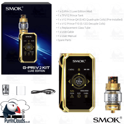 SMOK G-PRIV 2 Kit Luxe Edition | Puffin Clouds UK