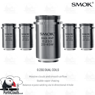 SMOK Stick AIO Coils 0.23 Ohms (5 Pack) | Puffin Clouds UK