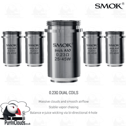 SMOK Stick AIO Coils 0.23 Ohms (5 Pack) | Puffin Clouds UK