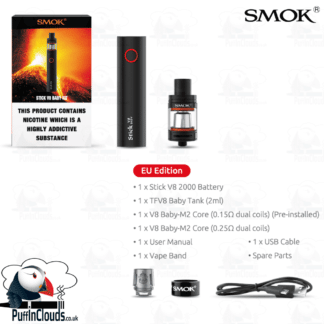 SMOK Stick V8 Baby Kit (UK Edition) | Puffin Clouds UK