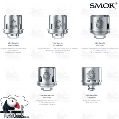 SMOK TFV8 X-Baby Tank - | Puffin Clouds UK