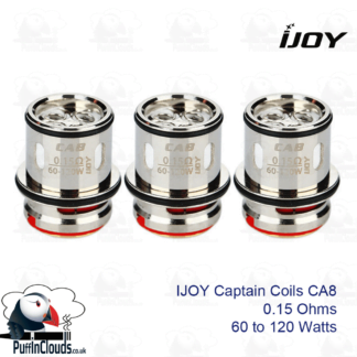 IJOY Captain CA8 0.15 Ohm Coils (3 Pack) | Puffin Clouds UK