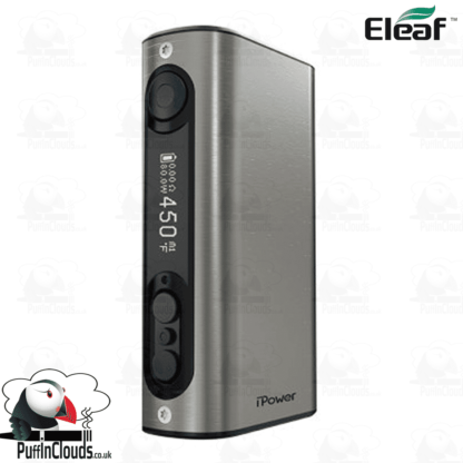 Eleaf iStick Power 80W Mod - Brushed Silver | Puffin Clouds UK