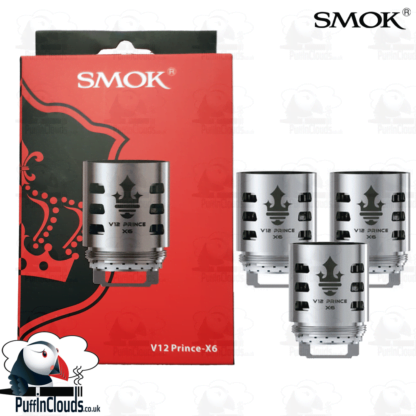 SMOK V12 Prince X6 Coils (3 Pack) | Puffin Clouds UK