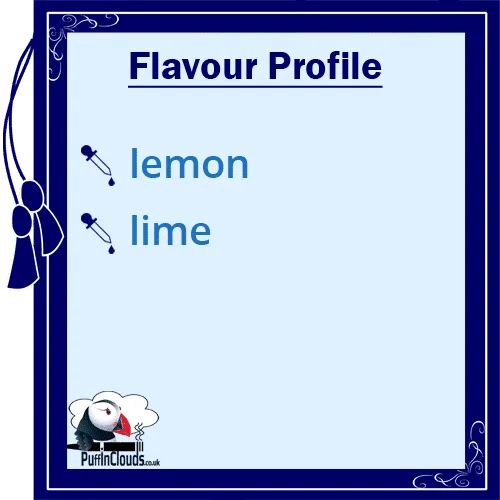 Ohm Brew Lemon & Lime Lolly Nic Salt E-Liquid Flavour Profile | Puffin Clouds UK
