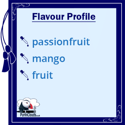 Ohm Brew Passionfruit and Mango Nic Salt E-Liquid Flavour Profile | Puffin Clouds UK