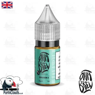 Ohm Brew Sensation X Nic Salt E-Liquid 50/50 | Puffin Clouds UK