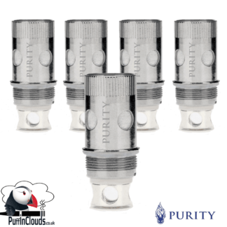 Purity Reactor Coils - Stainless Steel (5 Pack) | Puffin Clouds UK
