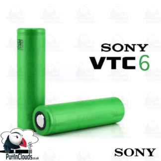 Sony VTC6 18650 Vaping Battery 3000mAh (15A 3.7v) | Puffin Clouds UK