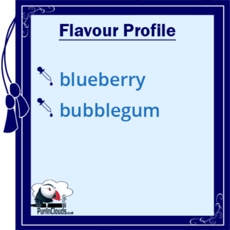 Ohm Brew Blueberry Bubble Nic Salt E-Liquid 50/50 | Puffin Clouds UK
