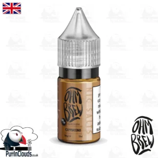 Ohm Brew Cappuccino Nic Salt E-Liquid 50/50 | Puffin Clouds UK