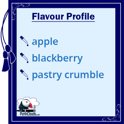 IVG Apple Berry Crumble Short Fill E-Liquid 50ml Flavour Profile | Puffin Clouds UK