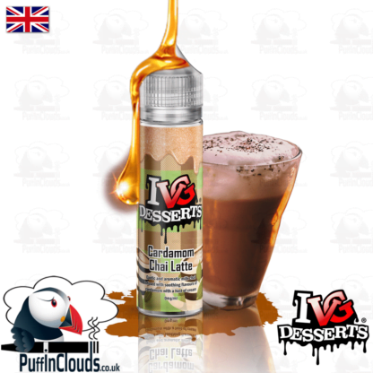 IVG Cardamom Chai Latte Short Fill E-Liquid 50ml | Puffin Clouds UK