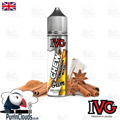 IVG Cinnamon Blaze Short Fill E-Liquid 50ml | Puffin Clouds UK