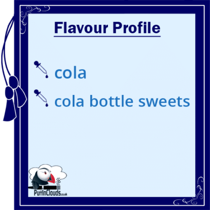 IVG Cola Bottles Short Fill E-Liquid 50ml Flavour Profile | Puffin Clouds UK