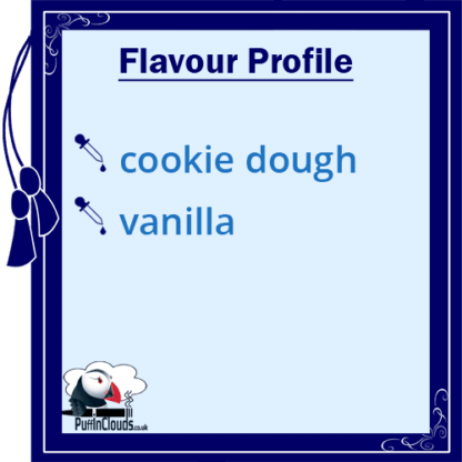 IVG Cookie Dough Short Fill E-Liquid 50ml Flavour Profile | Puffin Clouds UK