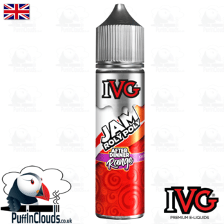 IVG Jam Roly Poly Short Fill E-Liquid 50ml | Puffin Clouds UK