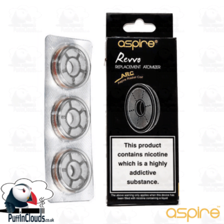 Aspire Revvo Arc Coils (3 Pack) | Puffin Clouds UK