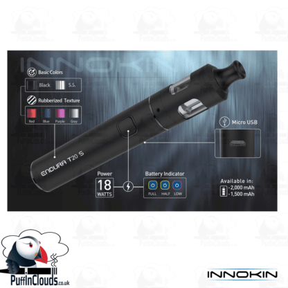 Innokin Endura T20-S Starter Kit | Puffin Clouds UK