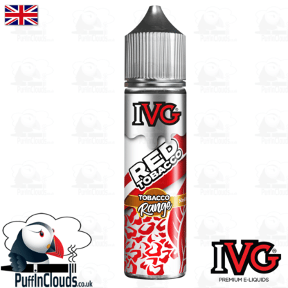 IVG Red Tobacco Short Fill E-Liquid 50ml | Puffin Clouds UK