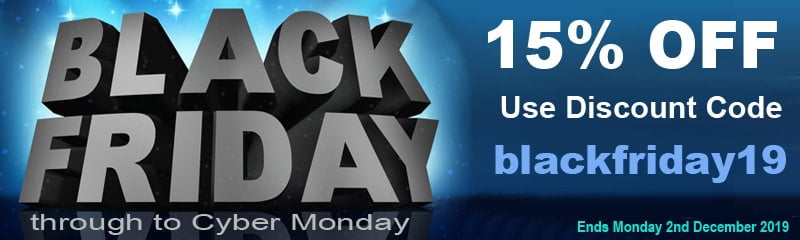 Black Friday 2019 - 15% Discount on Everything! | Puffin Clouds UK