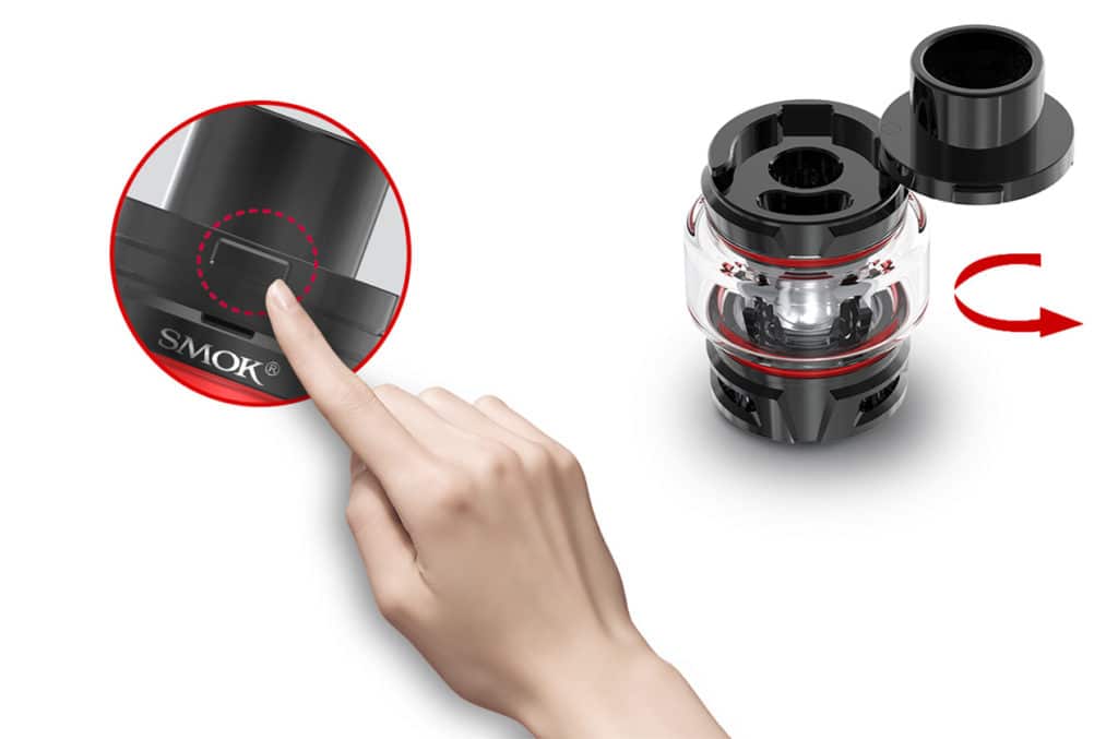 SMOK TFV-Mini V2 Tank (TFV8 Baby V2) UK Edition | Puffin Clouds UK