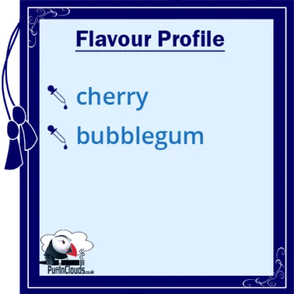 Atomic Cherry Bubblegum Shake n Vape E-Liquid (50ml 0mg) | Puffin Clouds UK