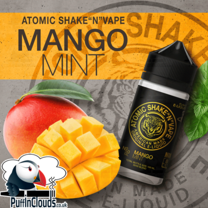 Atomic Mango Mint Shake n Vape E-Liquid (50ml 0mg) | Puffin Clouds UK