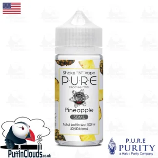 P.U.R.E Pineapple Shake n Vape E-Liquid (50ml 0mg) | Puffin Clouds UK