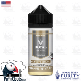 Royal Seven Robust & Strong Tobacco Shake n Vape E-Liquid (50ml 0mg) | Puffin Clouds UK