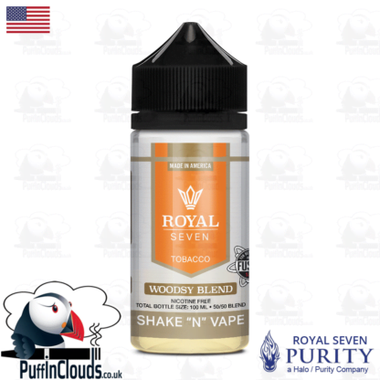 Royal Seven Woodsy Blend Tobacco Shake n Vape E-Liquid (50ml 0mg) | Puffin Clouds UK