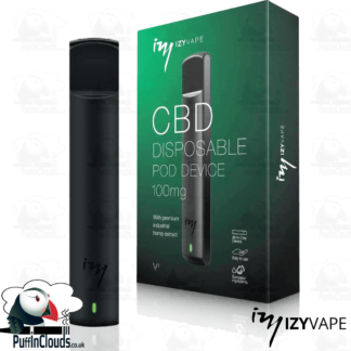 Izy Vape Disposable CBD Pod Device | Puffin Clouds UK