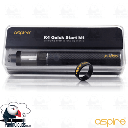 Aspire K4 Product Packaging | Puffin Clouds UK
